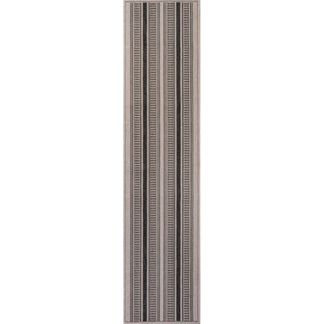 Haynes Modern Double Stripe Indoor/outdoor Area Rug